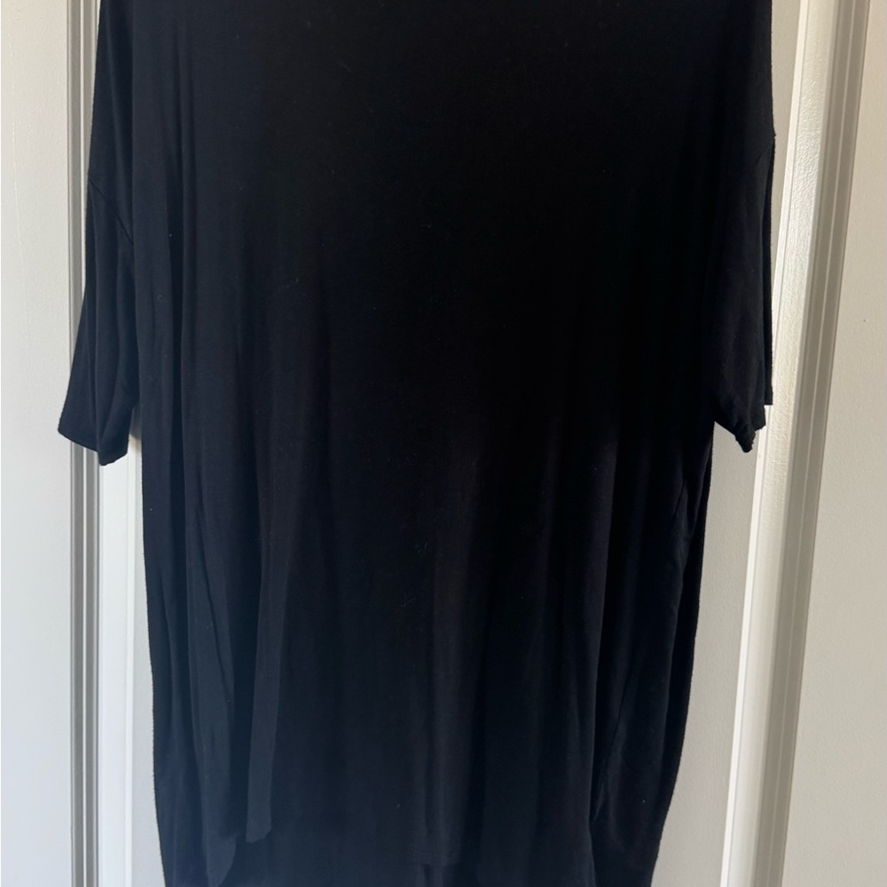LuLaRoe Black Oversized T-Shirt